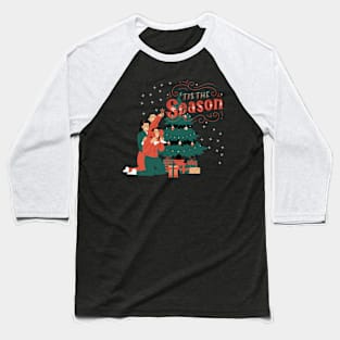 'Tis The Season With Happy Family Baseball T-Shirt